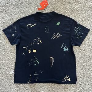 Men's YoungLA InsideOut FunPrint Tee, XL, NWT, DarkBlue